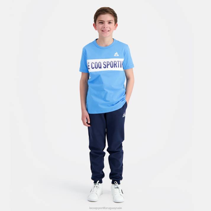 ropa XFVP379 niños Le Coq Sportif camiseta azul