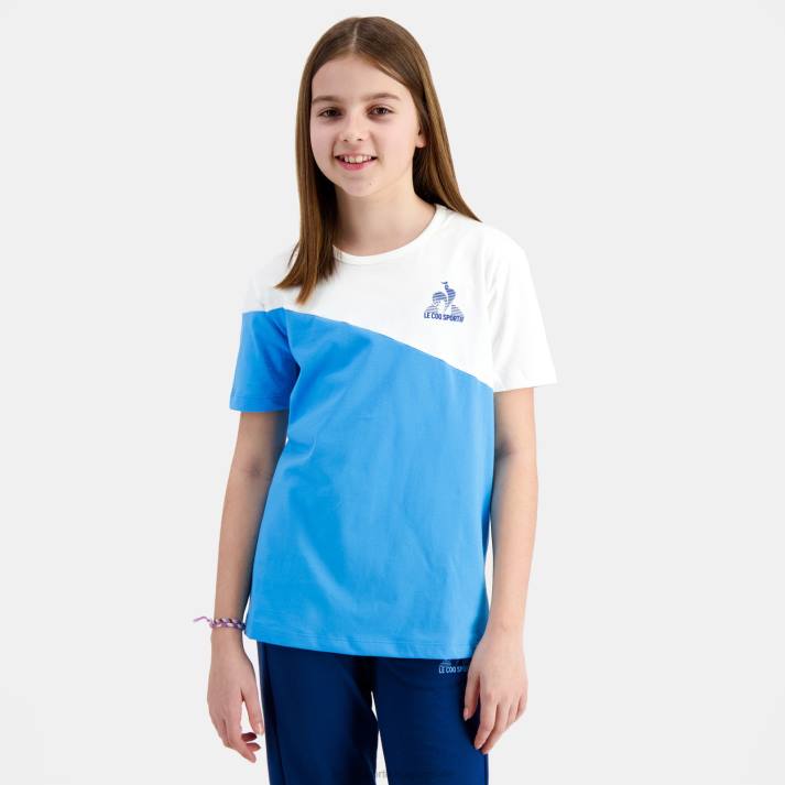 ropa XFVP381 niños Le Coq Sportif camiseta azul