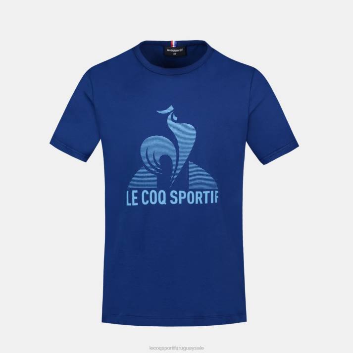 ropa XFVP386 niños Le Coq Sportif camiseta azul