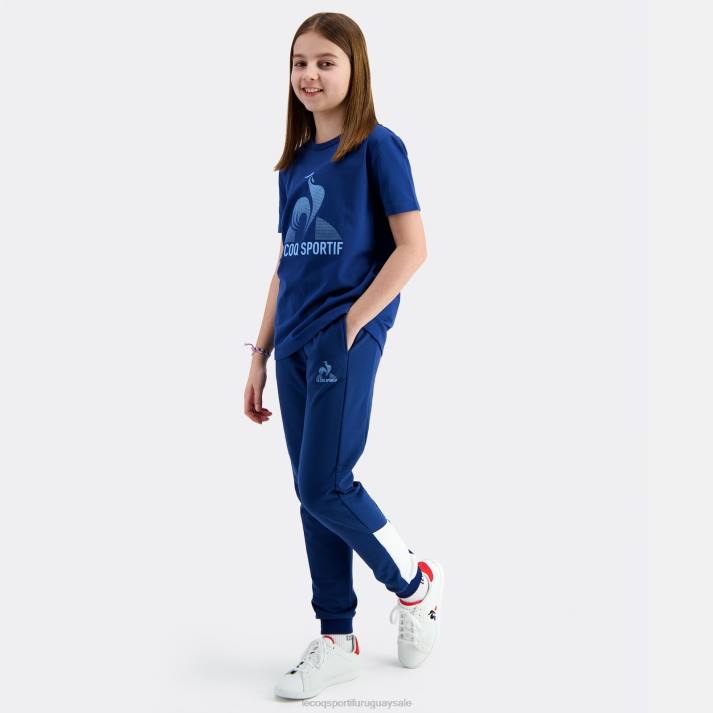 ropa XFVP386 niños Le Coq Sportif camiseta azul