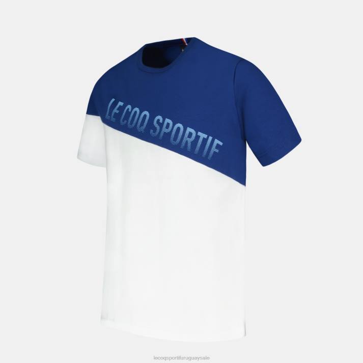 ropa XFVP387 niños Le Coq Sportif camiseta blanca