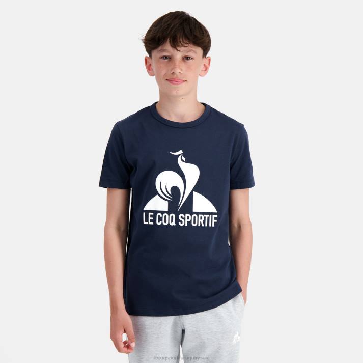 ropa XFVP388 niños Le Coq Sportif camiseta azul