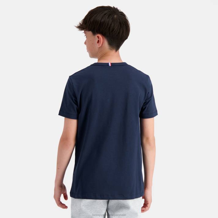 ropa XFVP388 niños Le Coq Sportif camiseta azul