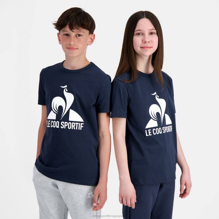 ropa XFVP388 niños Le Coq Sportif camiseta azul