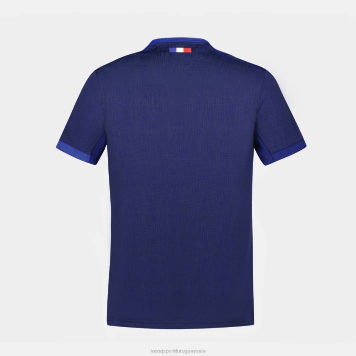 ropa XFVP694 niños Le Coq Sportif réplica camiseta xv de france - copa del mundo de rugby 2023 azul