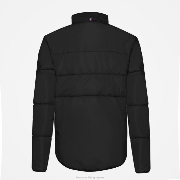 ropa XFVP657 niños Le Coq Sportif chaqueta negra