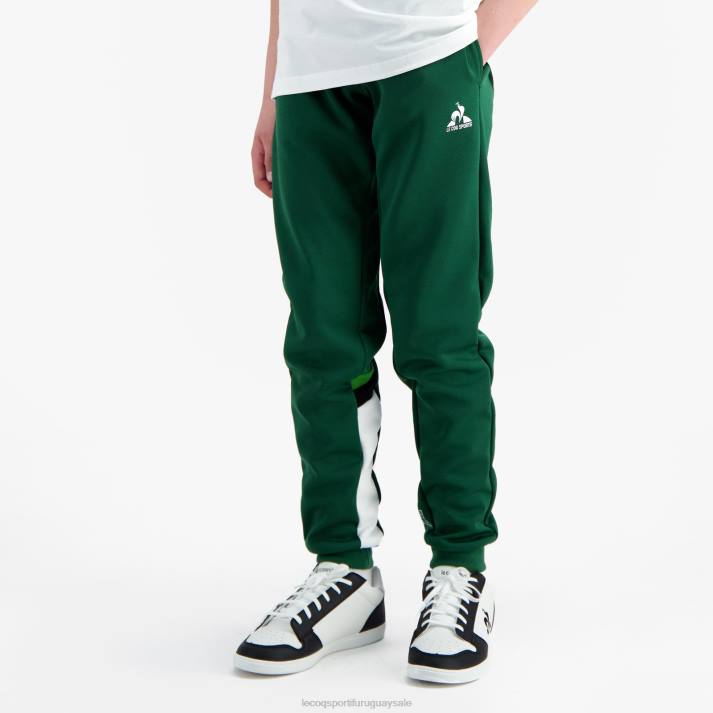ropa XFVP406 niños Le Coq Sportif pantalones verdes