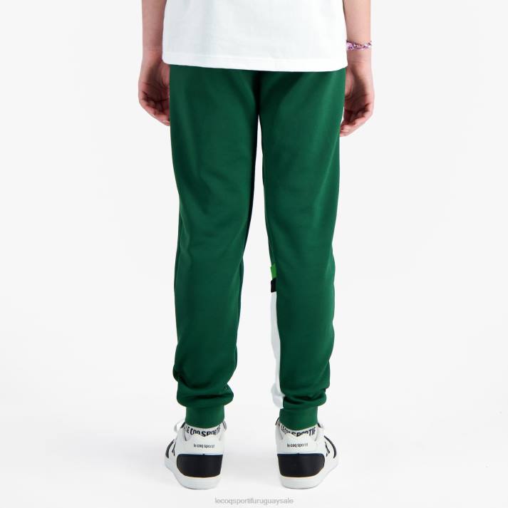 ropa XFVP406 niños Le Coq Sportif pantalones verdes