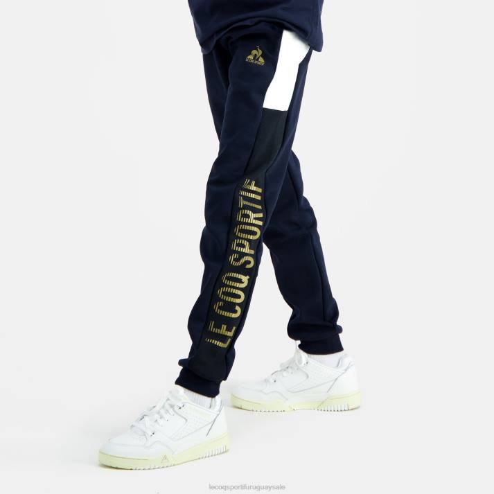 ropa XFVP637 niños Le Coq Sportif pantalon azul