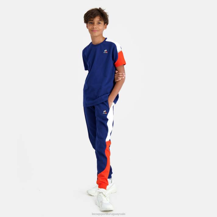 ropa XFVP647 niños Le Coq Sportif pantalon azul