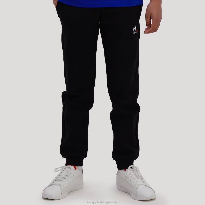 ropa XFVP667 niños Le Coq Sportif pantalon negro