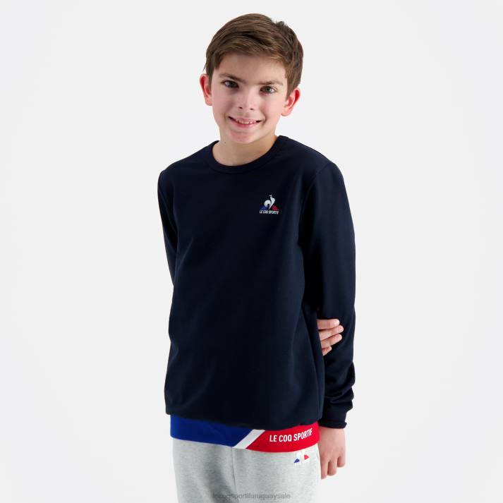 ropa XFVP394 niños Le Coq Sportif sudadera azul