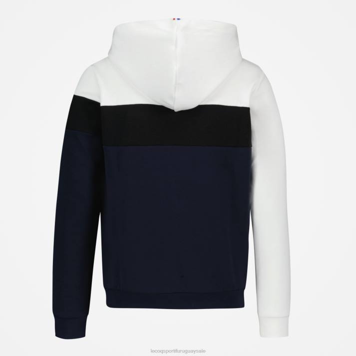 ropa XFVP638 niños Le Coq Sportif sudadera con capucha azul