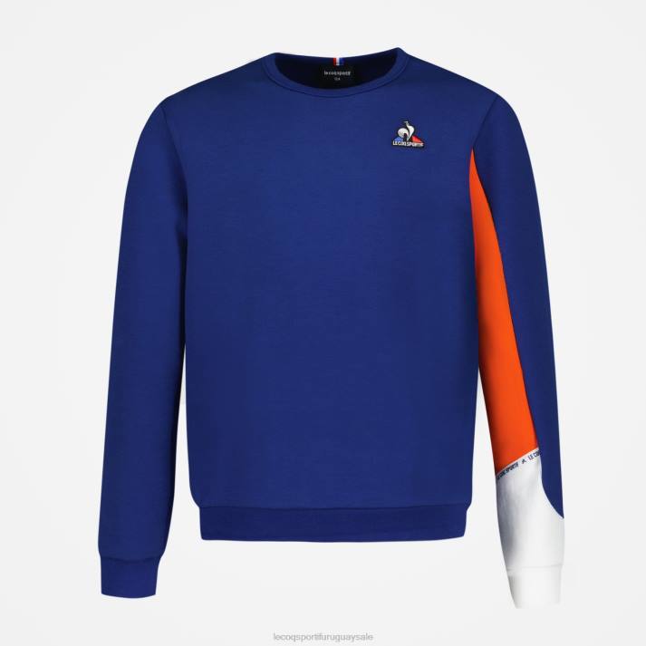 ropa XFVP648 niños Le Coq Sportif sudadera azul