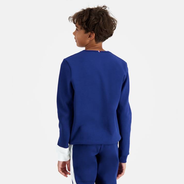 ropa XFVP648 niños Le Coq Sportif sudadera azul
