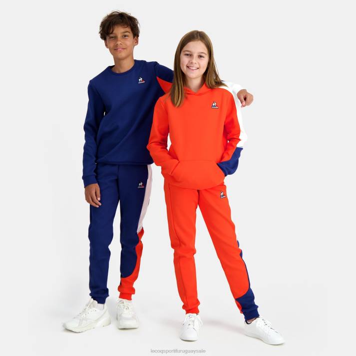 ropa XFVP648 niños Le Coq Sportif sudadera azul