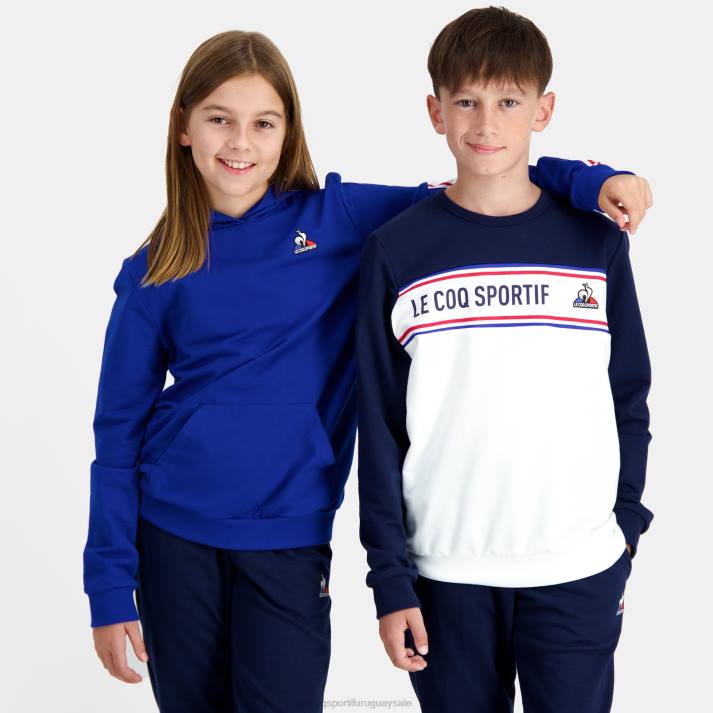 ropa XFVP654 niños Le Coq Sportif sudadera azul