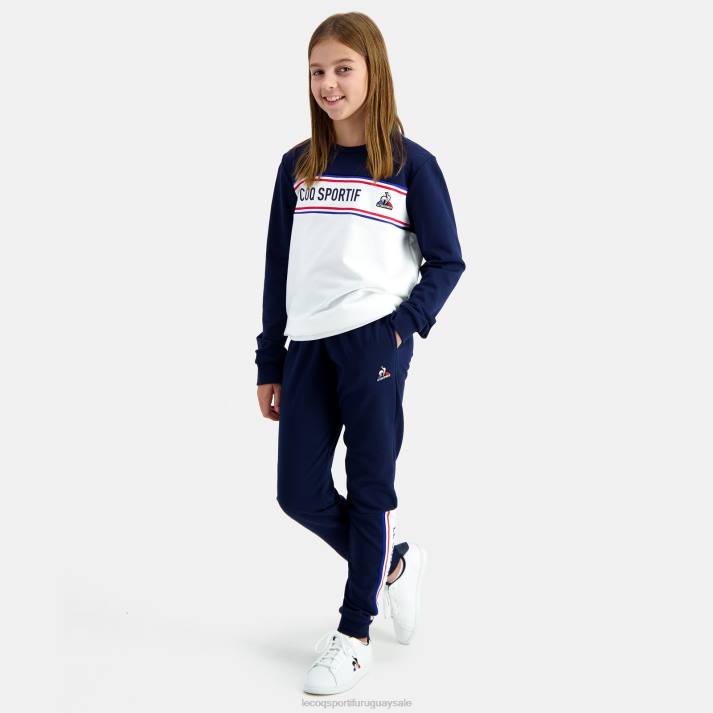 ropa XFVP654 niños Le Coq Sportif sudadera azul