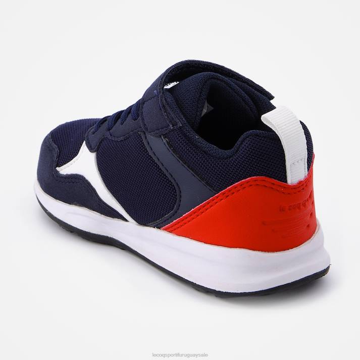 zapatos XFVP675 niños Le Coq Sportif zapato lcs r500 azul bebe