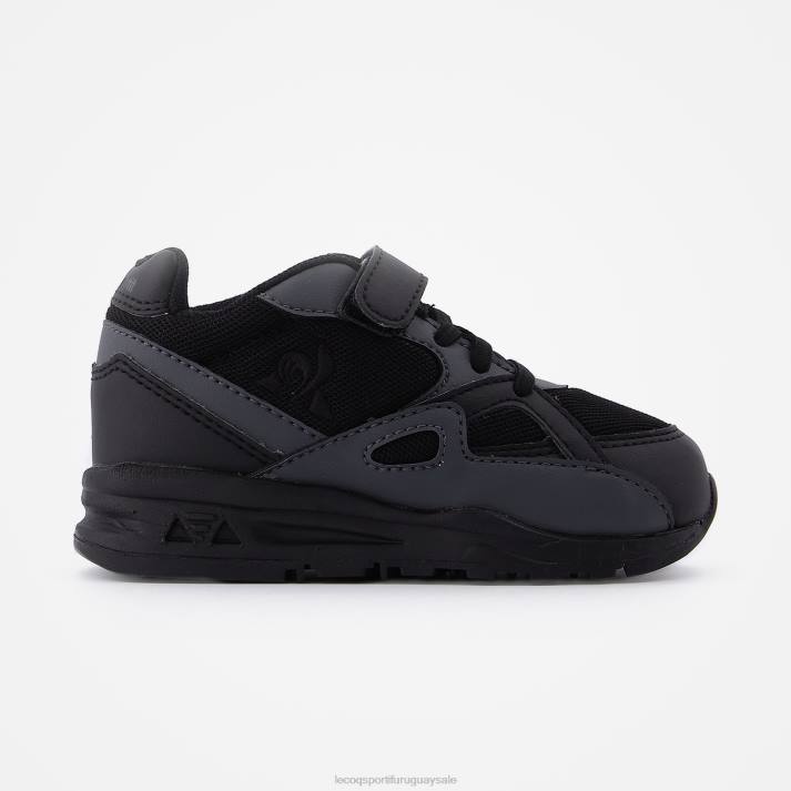 zapatos XFVP677 niños Le Coq Sportif zapato lcs r850 bebe negro