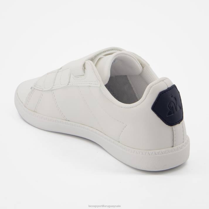 zapatos XFVP420 niños Le Coq Sportif zapato de corteclásico blanco