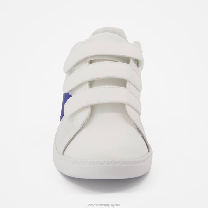 zapatos XFVP420 niños Le Coq Sportif zapato de corteclásico blanco
