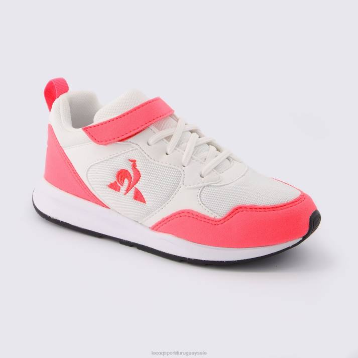 zapatos XFVP671 niños Le Coq Sportif zapato lcs r500 niña fluo blanco